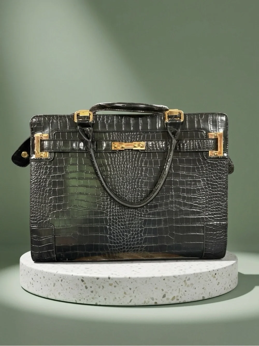 Dog/Cat Carrier Purse Soft-Sided Faux Leather Handbag, TSA Airline Approved